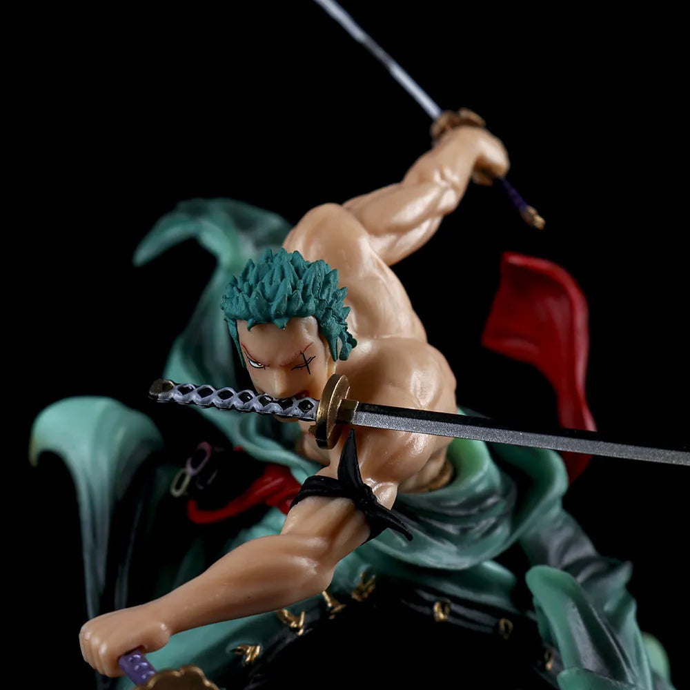 One Piece Roronoa Zoro 1/6 Three Swords Standing Action Figure Collection